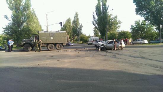 В Артемовске вновь произошло ДТП с участием ВСУ и гражданских