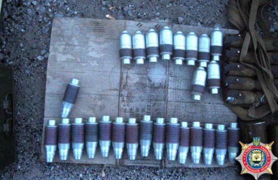 Вблизи Артемовска найден еще один схрон с боеприпасами